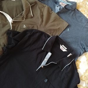 Bundle 3 original penguin men's shirts XL NWOT
